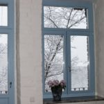 Двухстворчатое противопожарное окно с фрамугой / серия FRM1063