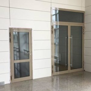 Огнестойкая алюминиевая перегородка с фрамугой / серия FRM5331