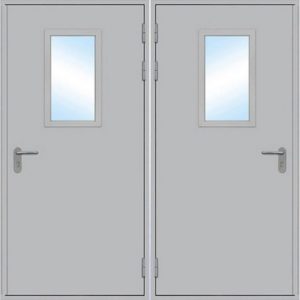 Противопожарная дверь 2000×1800 / серия FRM55196