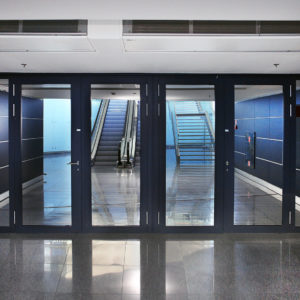 Противопожарный витраж для торговых центров / серия FRM7349